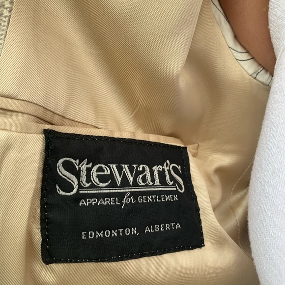 Stewart’s Men’s Plaid Fashion Blazer Suit Jacket✨ - Picture 7 of 12